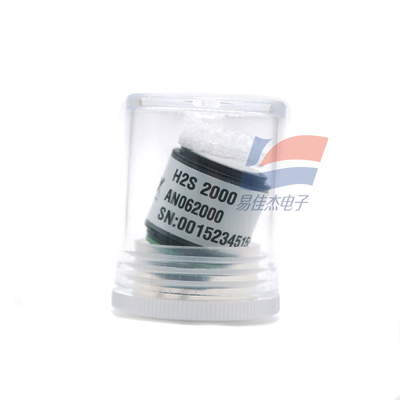 مستشعر غاز الحساسية H2S 2000 لـ 0-2000 Ppm نطاق القياس 60 25 NA/ppm 10 ohm مقاومة الحمل