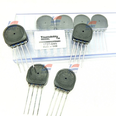 HSCSSNN005PDAA5 مستشعر الضغط التفاضلي ± 5PSI 0.5V - 4.5V 4 SIP Module