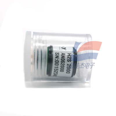 مستشعر غاز الحساسية H2S 2000 لـ 0-2000 Ppm نطاق القياس 60 25 NA/ppm 10 ohm مقاومة الحمل