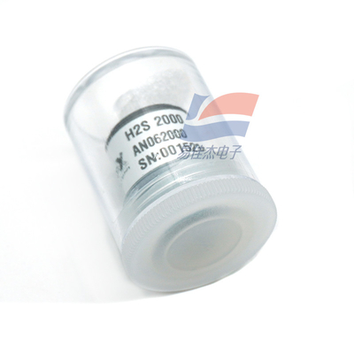 مستشعر غاز الحساسية H2S 2000 لـ 0-2000 Ppm نطاق القياس 60 25 NA/ppm 10 ohm مقاومة الحمل