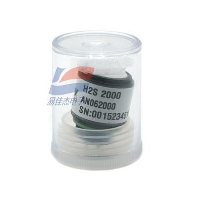 مستشعر غاز الحساسية H2S 2000 لـ 0-2000 Ppm نطاق القياس 60 25 NA/ppm 10 ohm مقاومة الحمل