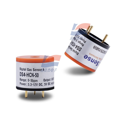 مستشعر غاز DS4-HCN الحساس للكشف -10% إلى 10% نطاق الضغط الجوي
