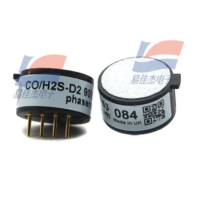 استجابة سريعة CO/H2S-D2 جهاز استشعار غاز مع وقت استجابة 25s والحساسية 27 إلى 55