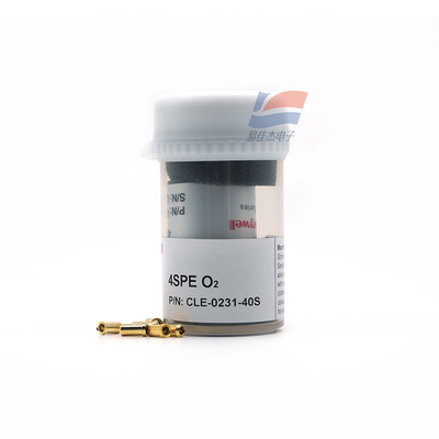 YJJ 4SPE O2 CLE-0231-40S مستشعر غاز رصد تركيز الأكسجين الكهروكيماوي الحد الأقصى لحمل O2 لمستويات O2 العالية