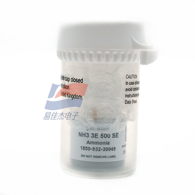 NH3 3E 500 SE جهاز استشعار الغاز الكهروكيماوي جهاز استشعار غاز الأمونيا 0-500ppm حساسية منخفضة للتغيرات المفاجئة للرطوبة تطبيقات محمولة ومثبتة