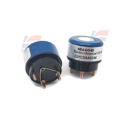 NE4-CO-SI مستشعر غاز أول أكسيد الكربون الكهروكيميائي بثلاثة أقطاب لتيار الخرج 50 /- 10 nAppm والحد الأقصى للحمل الزائد 2000 جزء في المليون