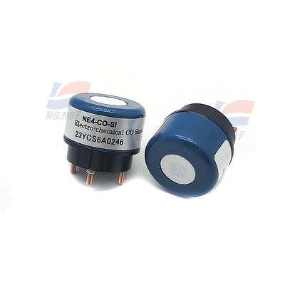 NE4-CO-SI مستشعر غاز أول أكسيد الكربون الكهروكيميائي بثلاثة أقطاب لتيار الخرج 50 /- 10 nAppm والحد الأقصى للحمل الزائد 2000 جزء في المليون