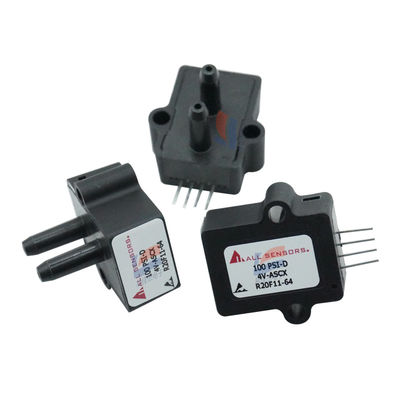 مستشعرات ضغط مثبتة على اللوحة 100 PSI-D-4V-ASCX، قياسات طبية تفاضلية