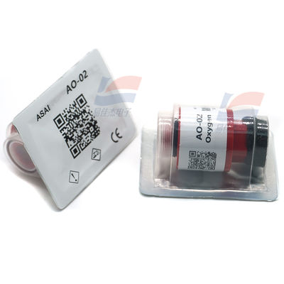 استجابة سريعة ودقة عالية الكيمياء الكهربائية الضغط الجزئي AO-02 جهاز استشعار الأكسجين لقياس 0-100٪ Vol.O2