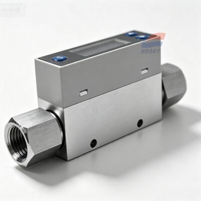 مقياس تدفق الكتلة MEMS YJJ TC5200-04-C1000-A-C6-P3 بخيط G1/4 لمراقبة مسار الغاز في المختبر