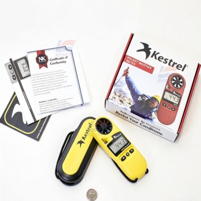 مقياس الطقس المحمول YJJ Kestrel NK3500 | مقياس الرياح للرش الزراعي والتكييف والتهوية
